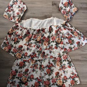 sugarlips floral romper